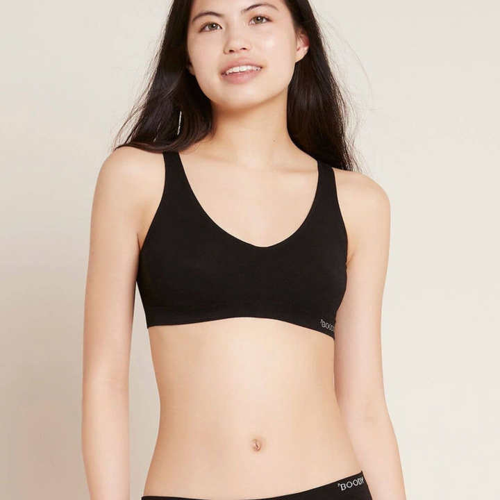 Boody Organic Bamboo Shaper Bra 2-Pack: / Black