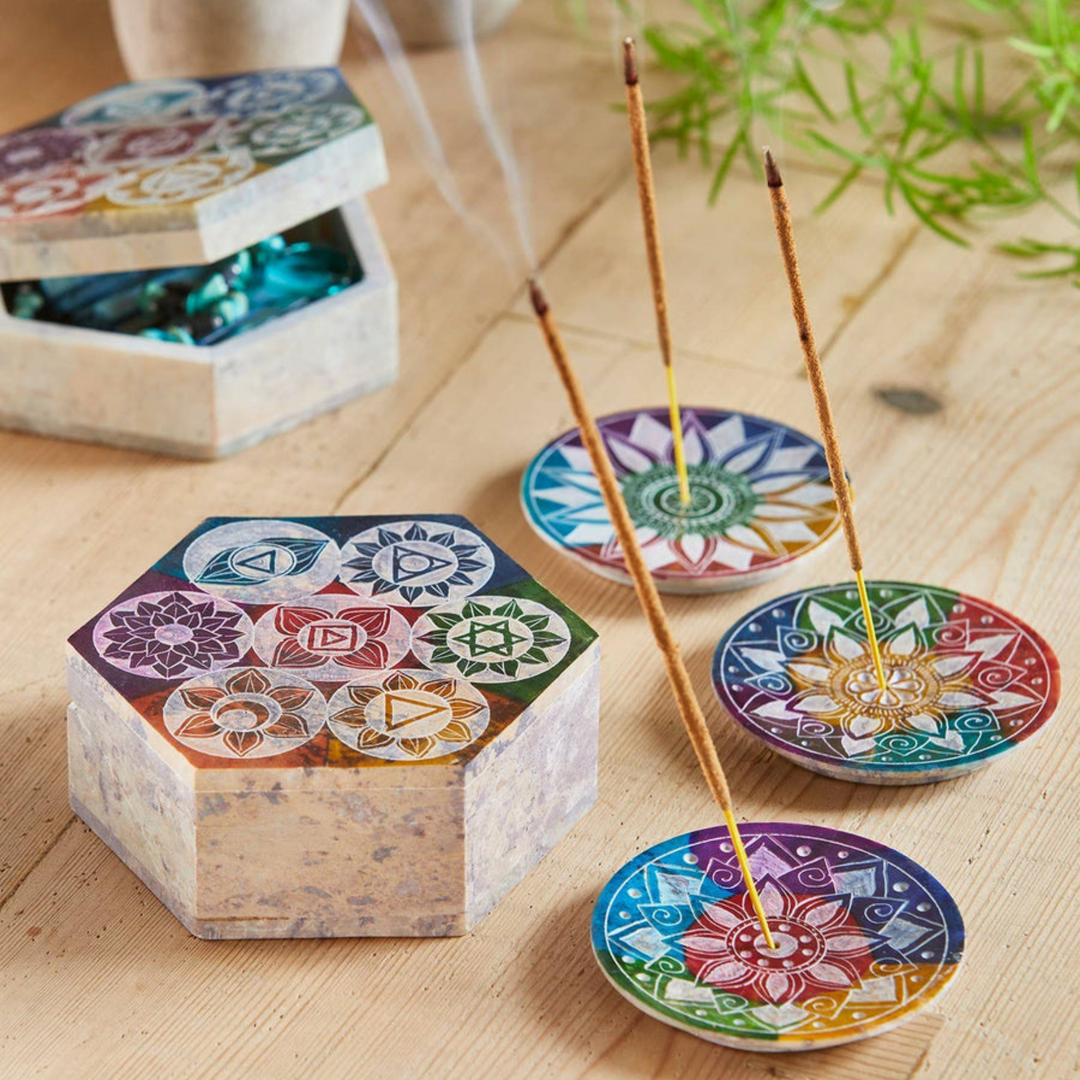 Multi Chakra Incense Holder