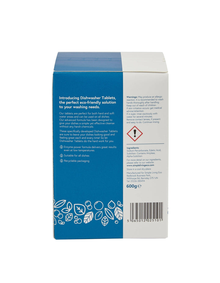 All-In-One Dishwasher Tablets - Plastic-Free 30 Pack