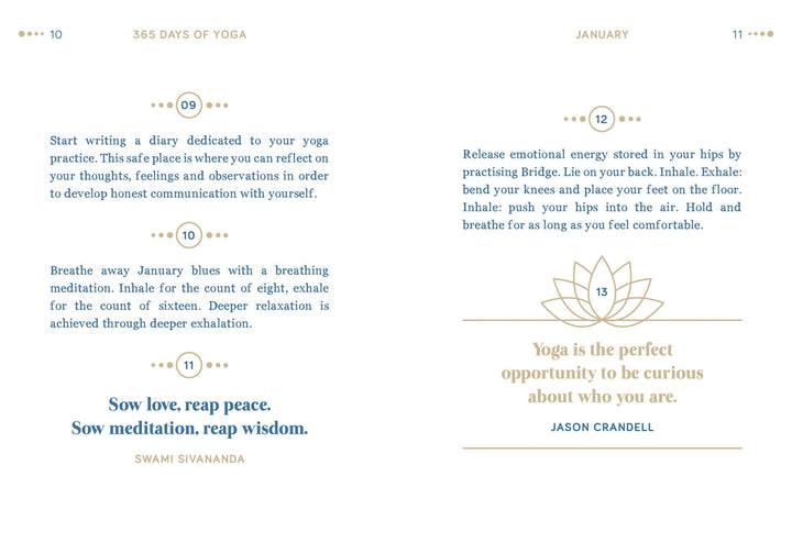 Yoga practice guide with text and a yoga pose illustration on a white background