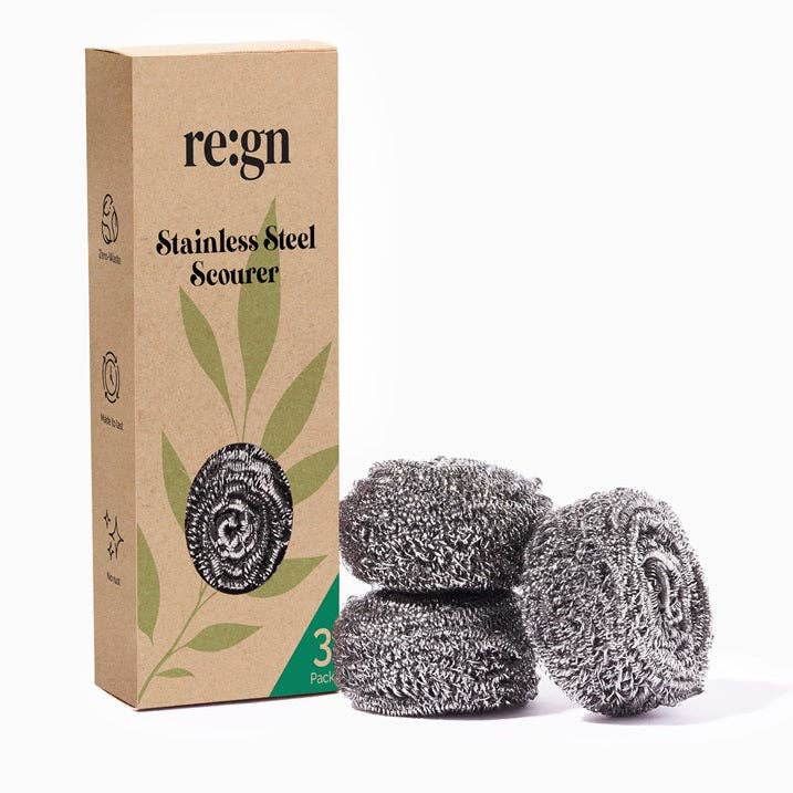 3 pack of Stainless Steel Scourers