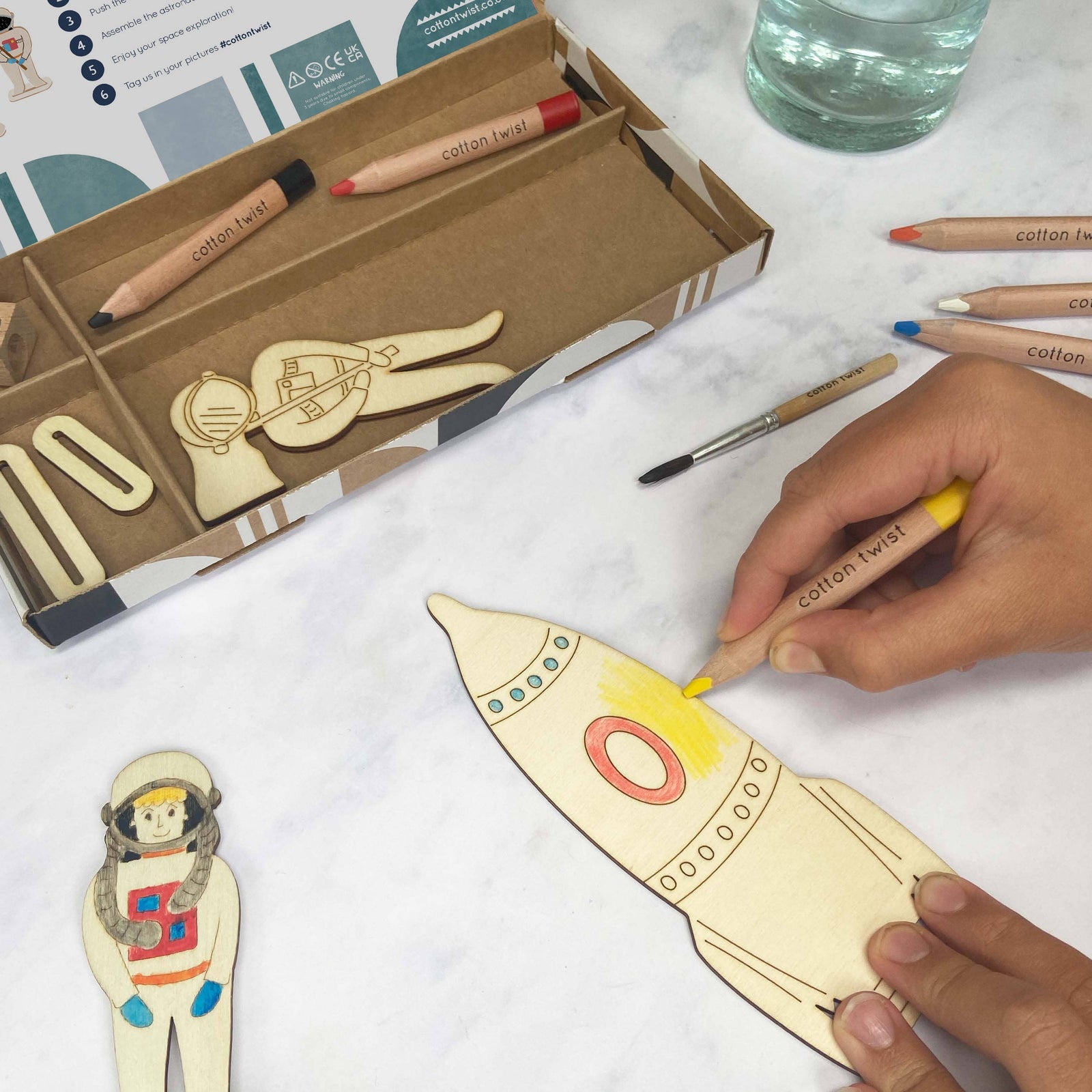 Make Your Own Space Scene Activity Kit - Eco Baby Box