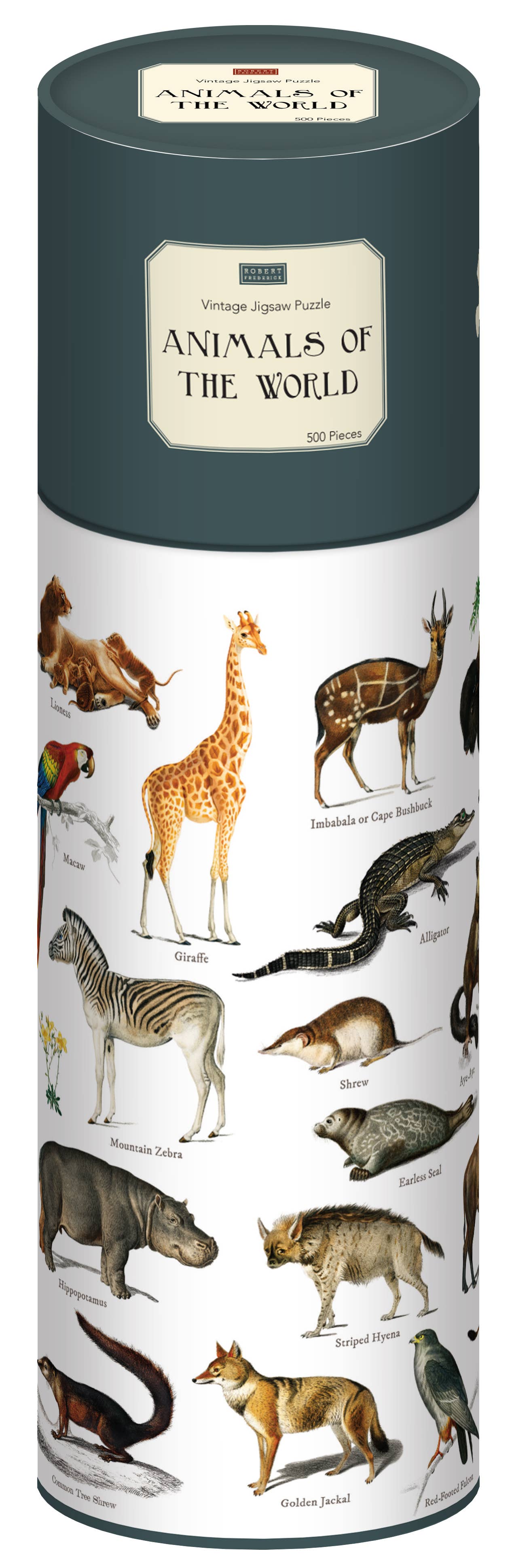 500 Piece Jigsaw Animals of the World