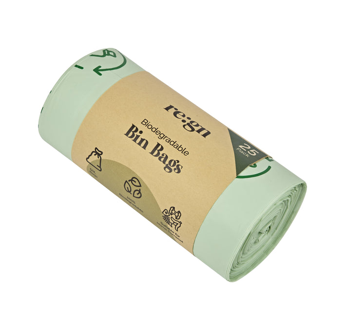 50L Biodegradable Bin Bags - Pack of 25