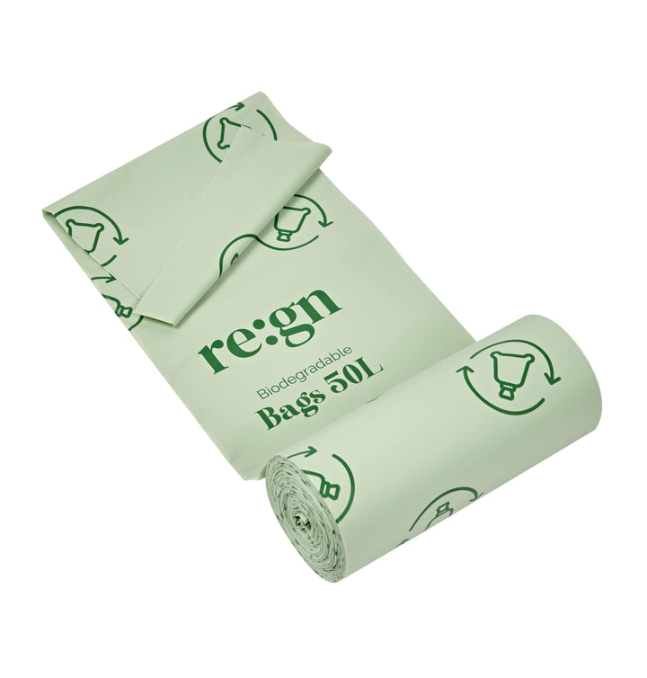 50L Biodegradable Bin Bags - Pack of 25