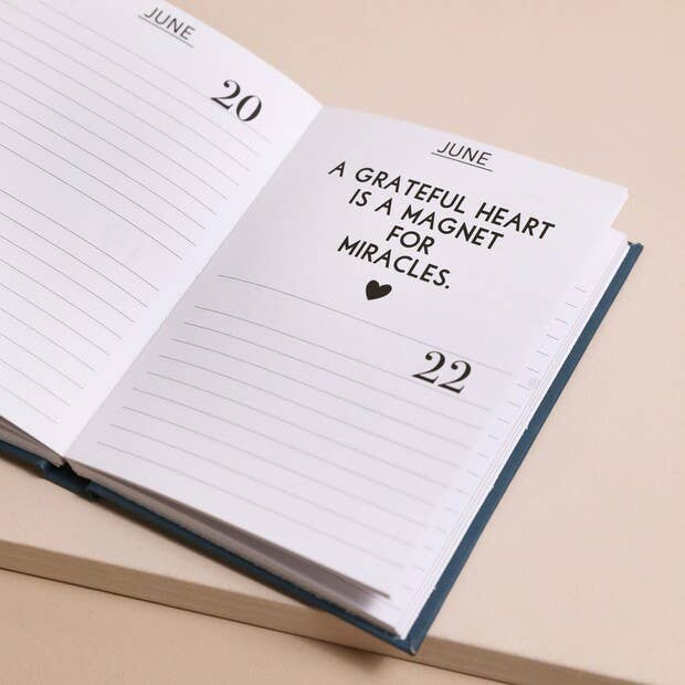 52 Weeks of positivity diary to record your thoughts and feelings.