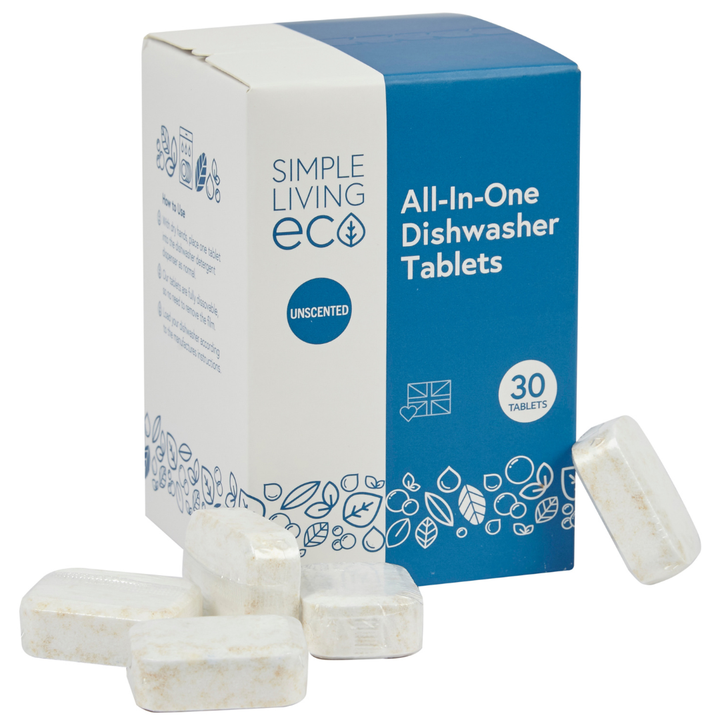 All-In-One Dishwasher Tablets - Plastic-Free 30 Pack