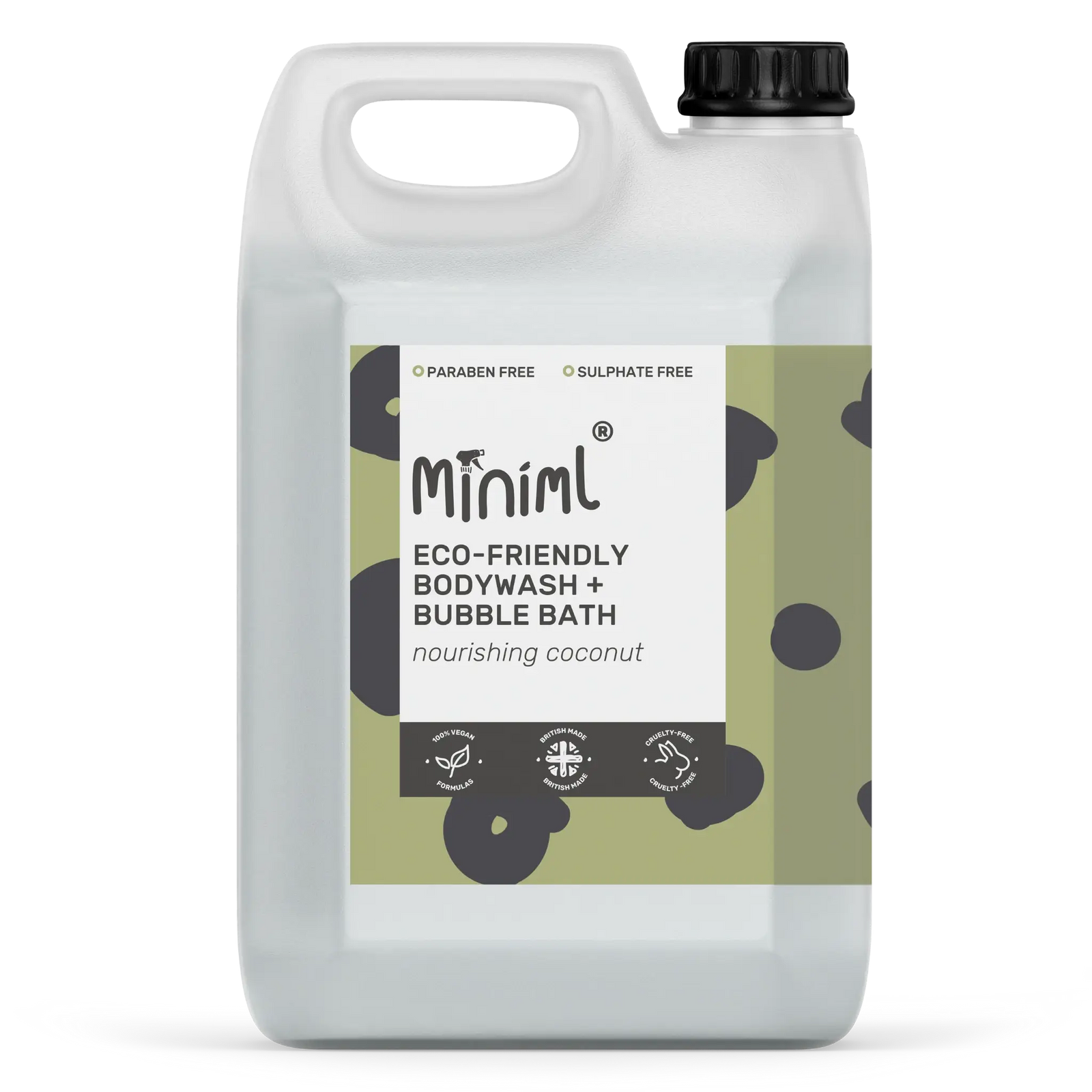 Miniml 5L Bodywash & Bubblebath (Nourishing coconut)