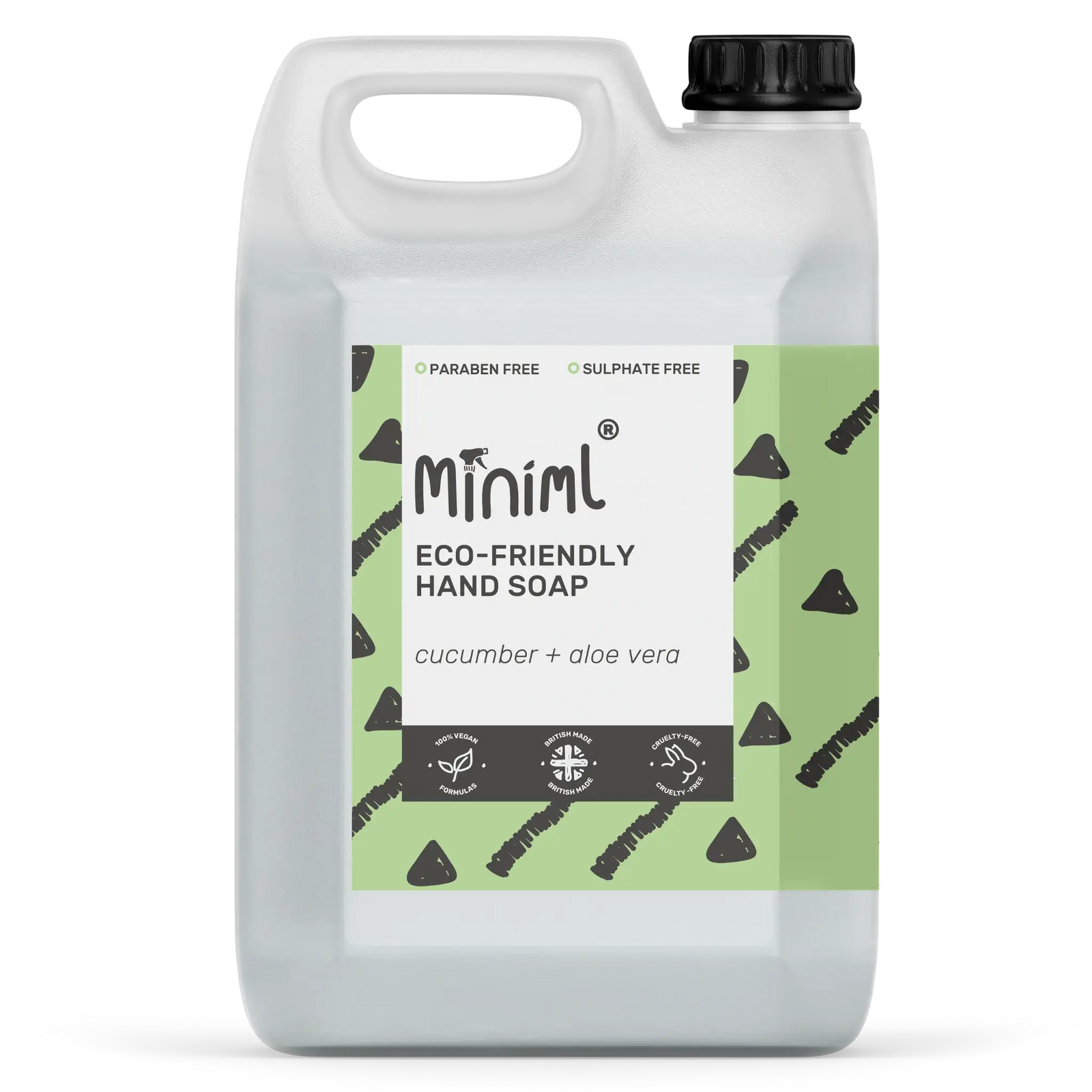 5L Hand Soap refill (Cucumber & Aloe Vera)