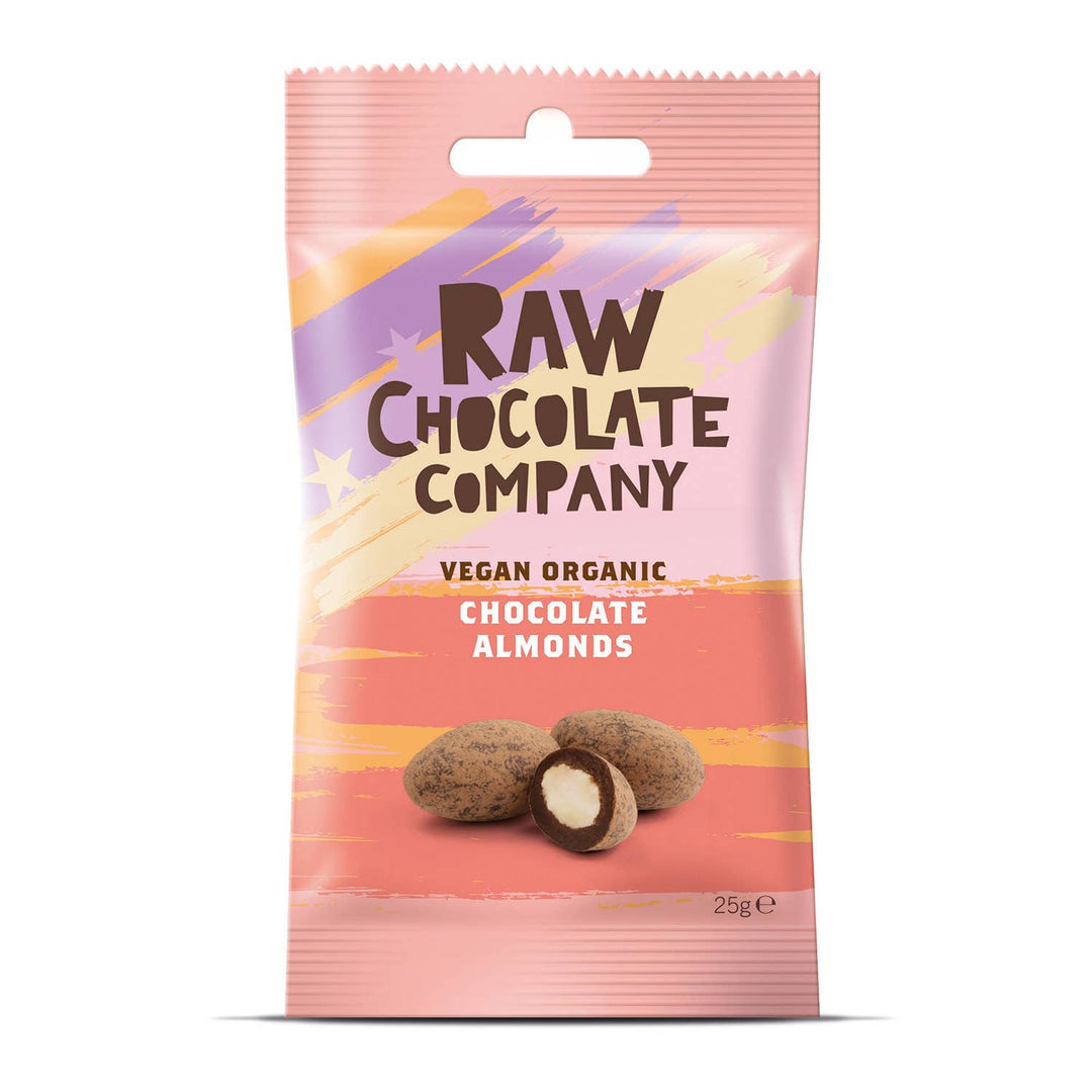 Chocolate Almonds Snack Pack, Vegan Organic, Great Taste