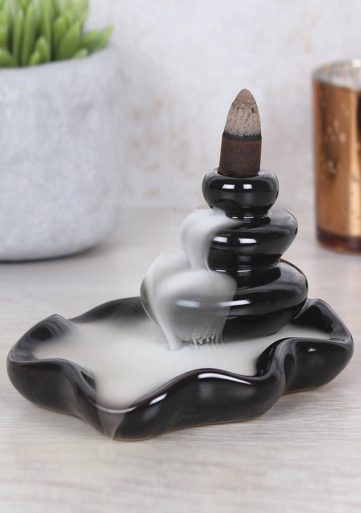 Large Pebbles Backflow Incense Burner