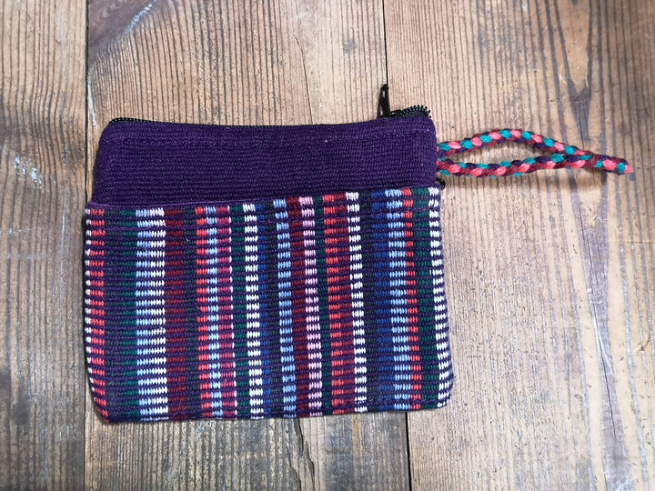 Rectangle Coin and Key Purse: Purple