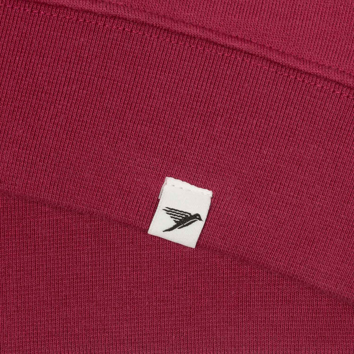 Nevis Organic Cotton Quarter Zip: Beaujolais