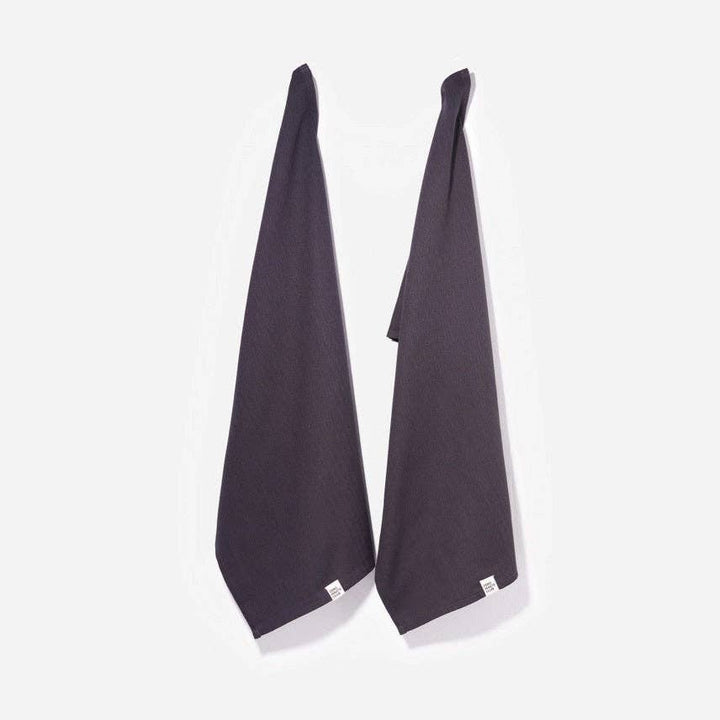 Organic Cotton Herringbone Weave Tea Towels – Pack of 2: Red