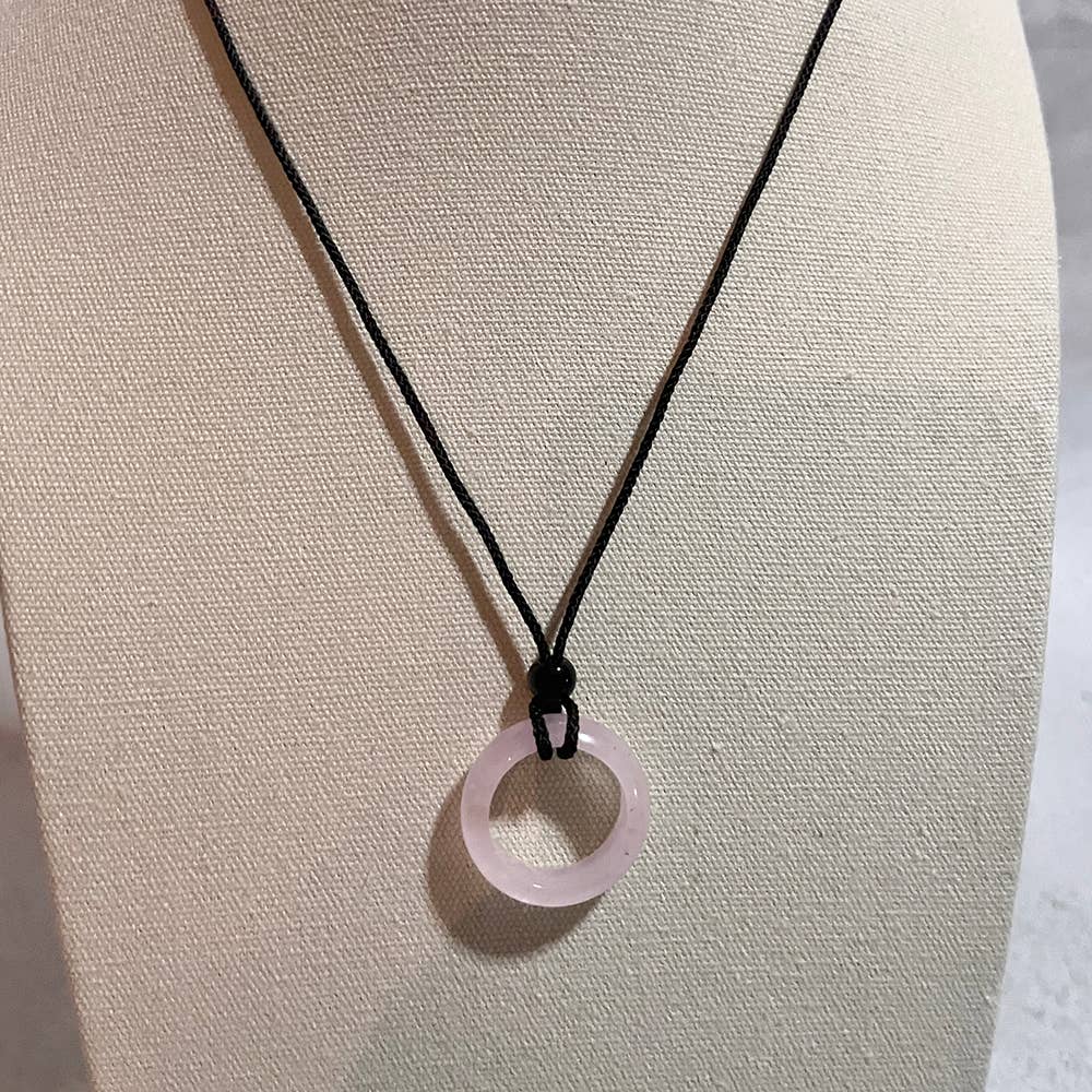 Rose Quartz crystal Pendant