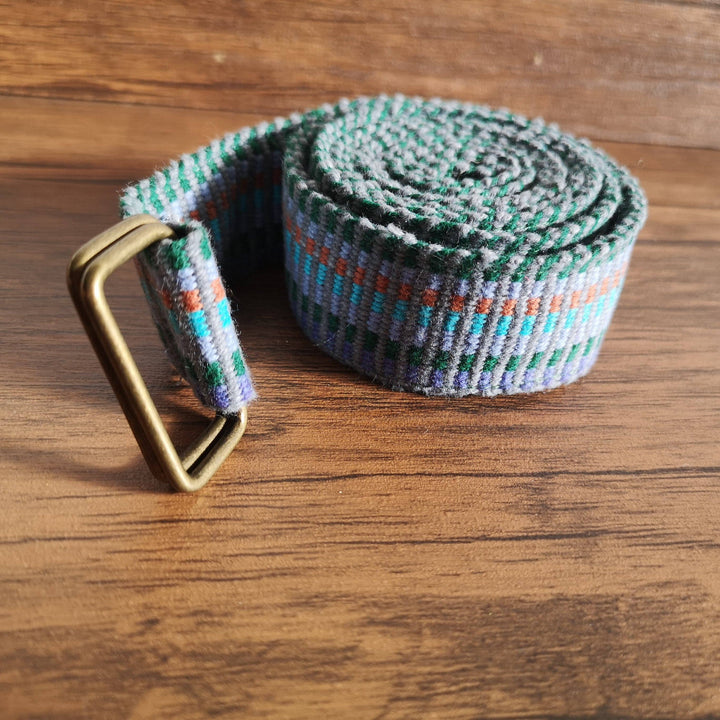 Upcycled Multi Color Cotton Belts