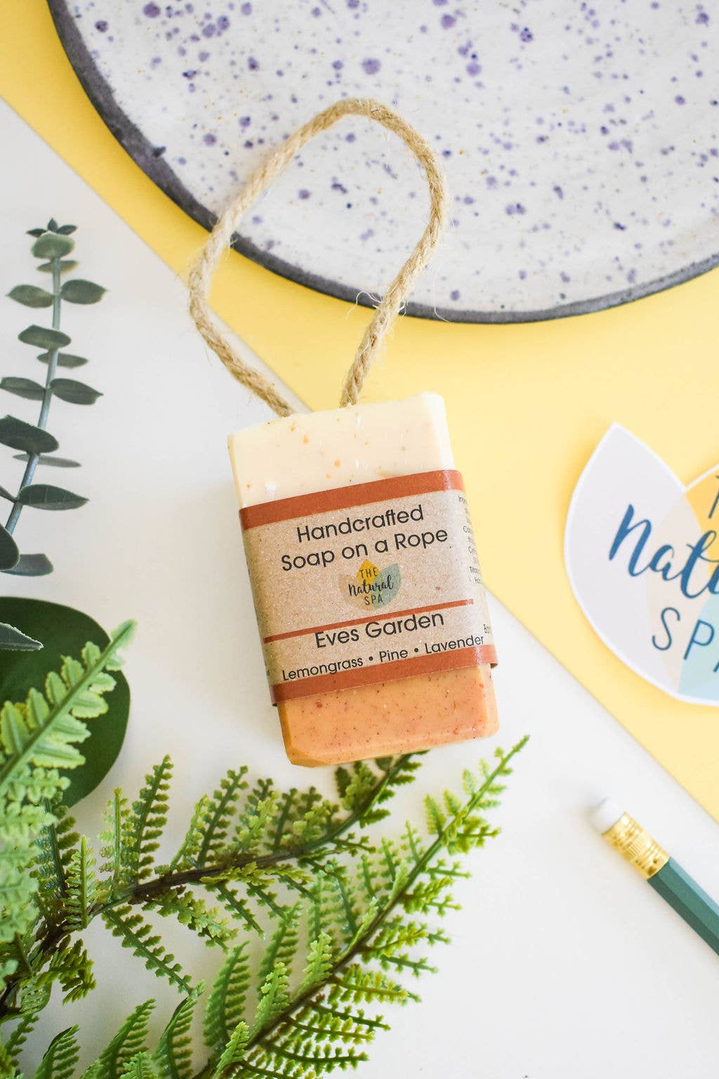 Eves Garden Soap On A Rope 100g - Vegan Stocking Filler