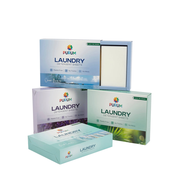 Purum Eco Friendly Laundry Sheets - 64 Pack: Tropical