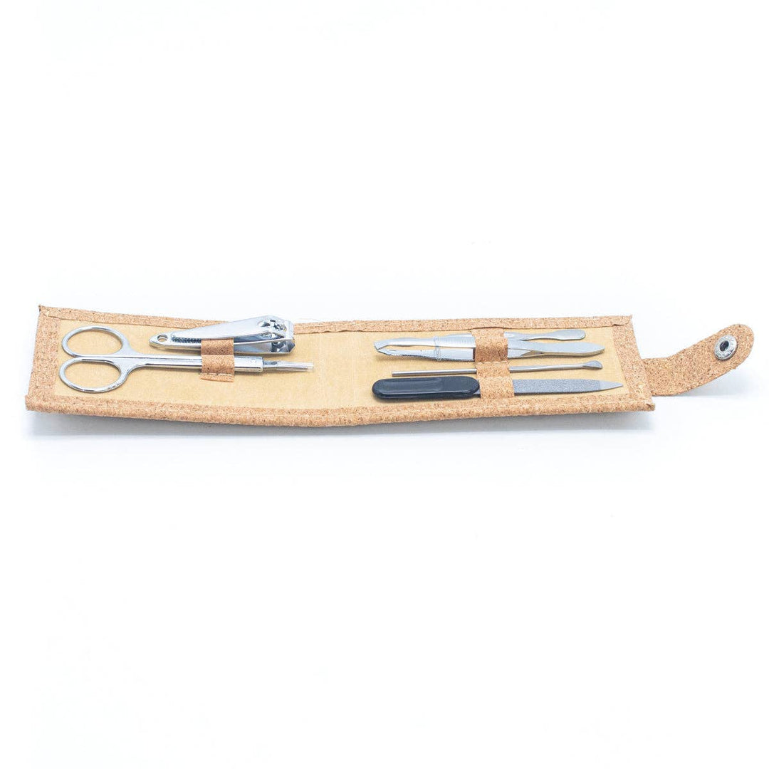 Cork Storage Bag Personal Nail Care Kit