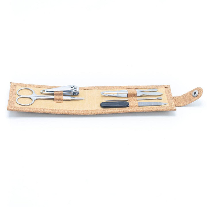 Cork Storage Bag Personal Nail Care Kit
