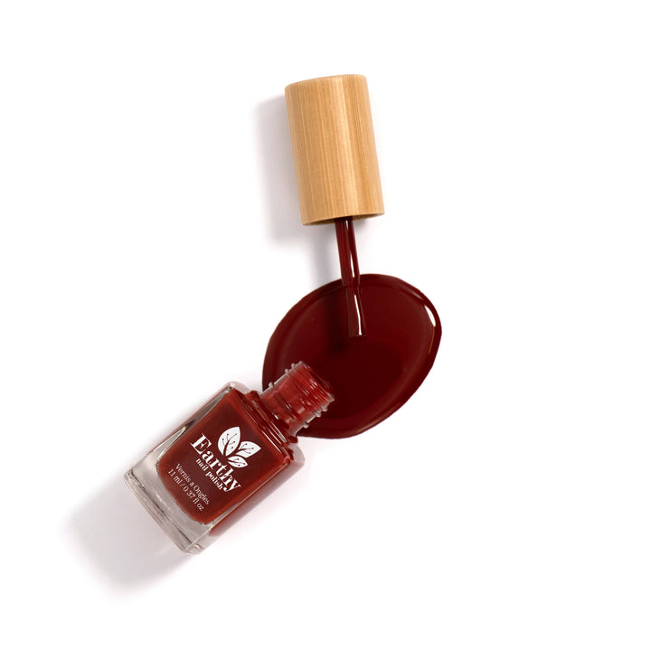 Ruby Red Earthy Nail Polish