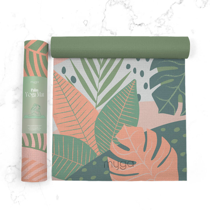 Palm Printed Entry Level Yoga Mat