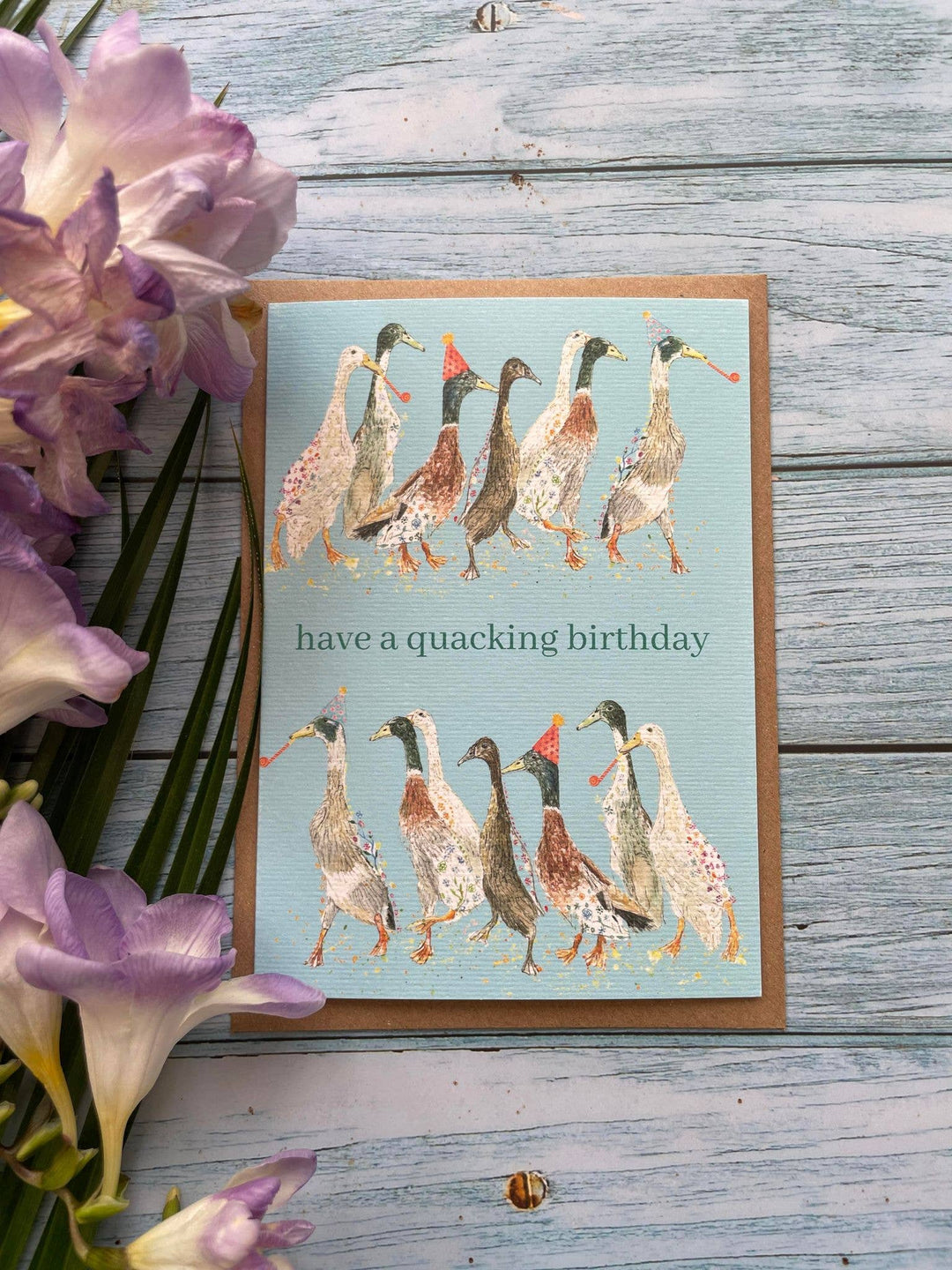 Have a quacking birthday! Duck Eco Card