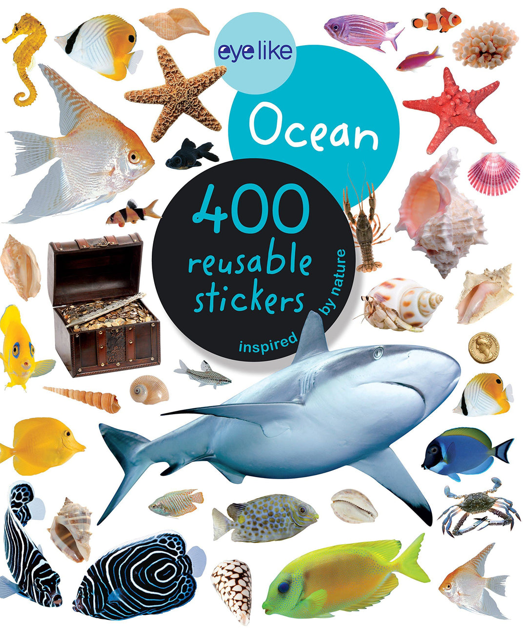 Eyelike Ocean - 400 Reusable Stickers
