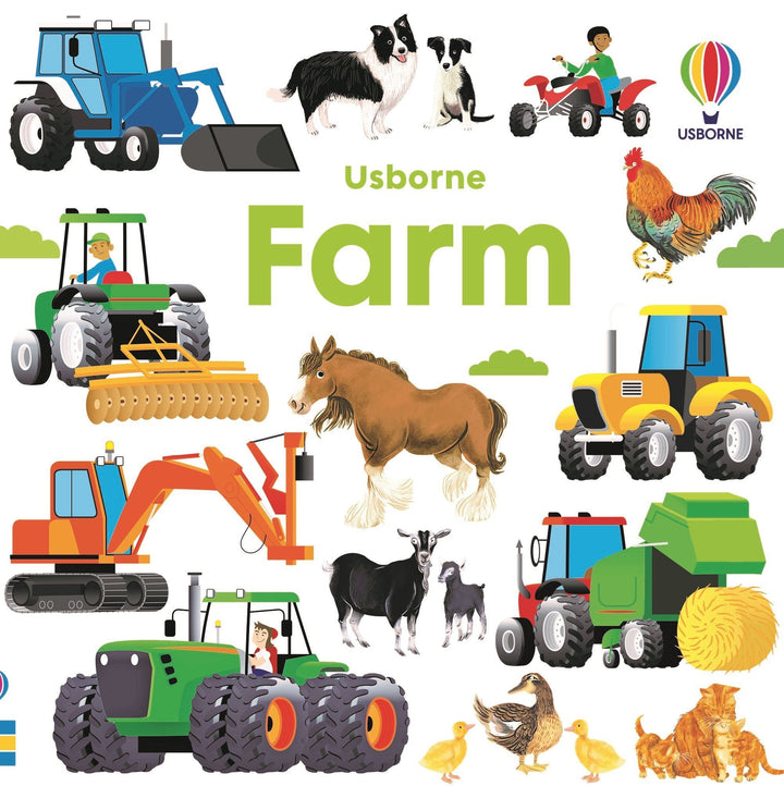Usborne Book & Jigsaw - Farm