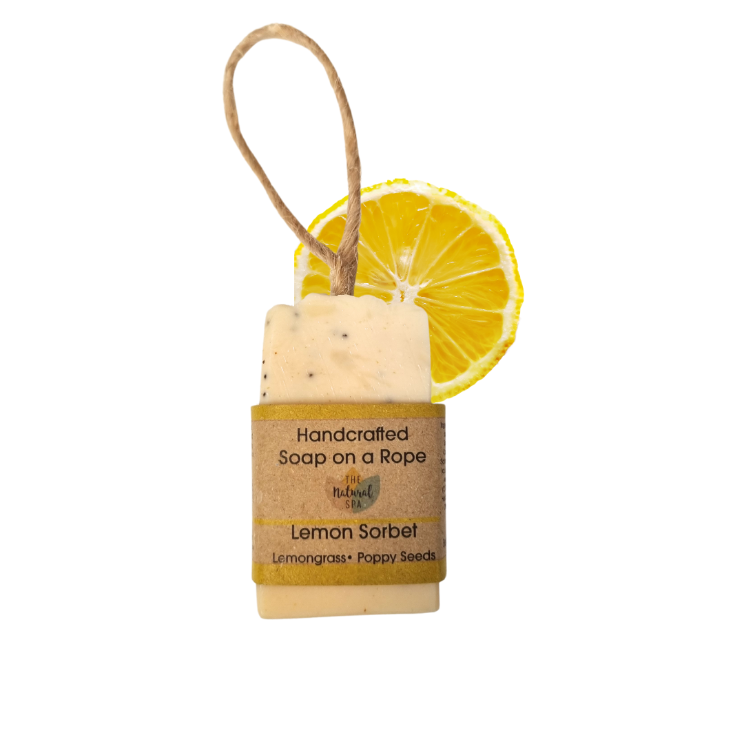 Lemon Sorbet Soap On A Rope 100g