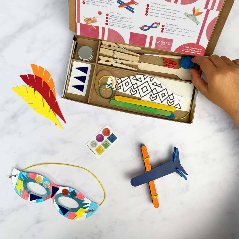 Make Your Own Superhero Mask, make your own pirate catapult, make your own aztec headdress ,Make Your Own Model Aeroplane