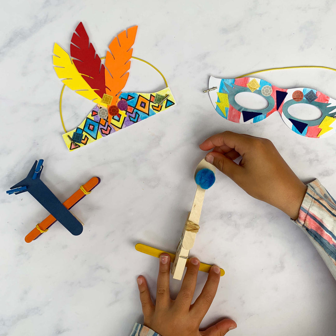 Make Your Own Superhero Mask, make your own pirate catapult, make your own aztec headdress ,Make Your Own Model Aeroplane