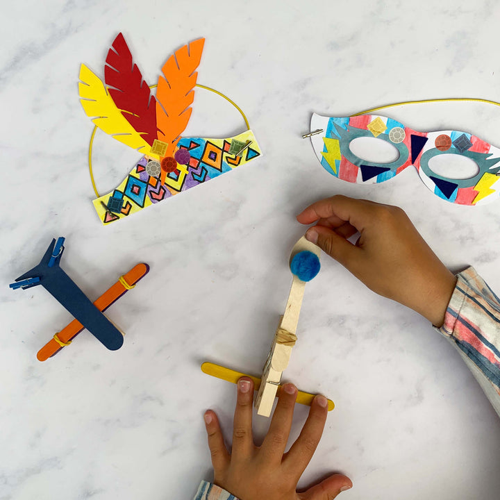 Make Your Own Superhero Mask, make your own pirate catapult, make your own aztec headdress ,Make Your Own Model Aeroplane