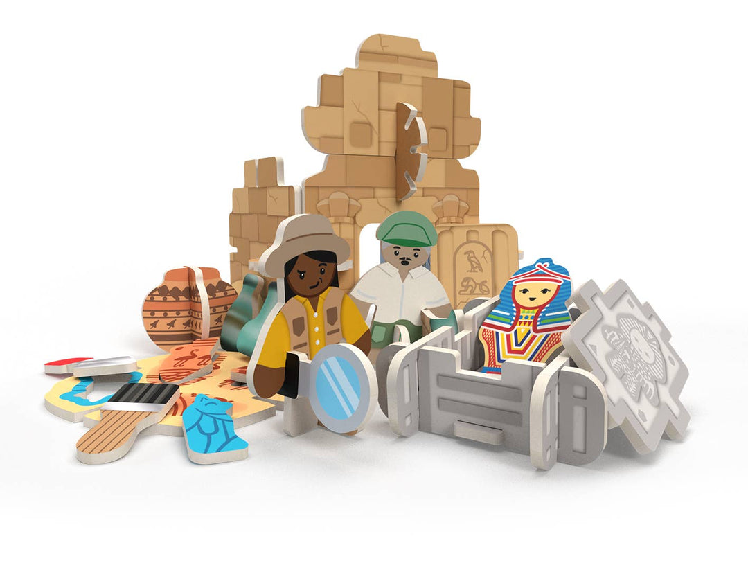 Ancient Egypt Press Play Construction Playset for 6 years +.