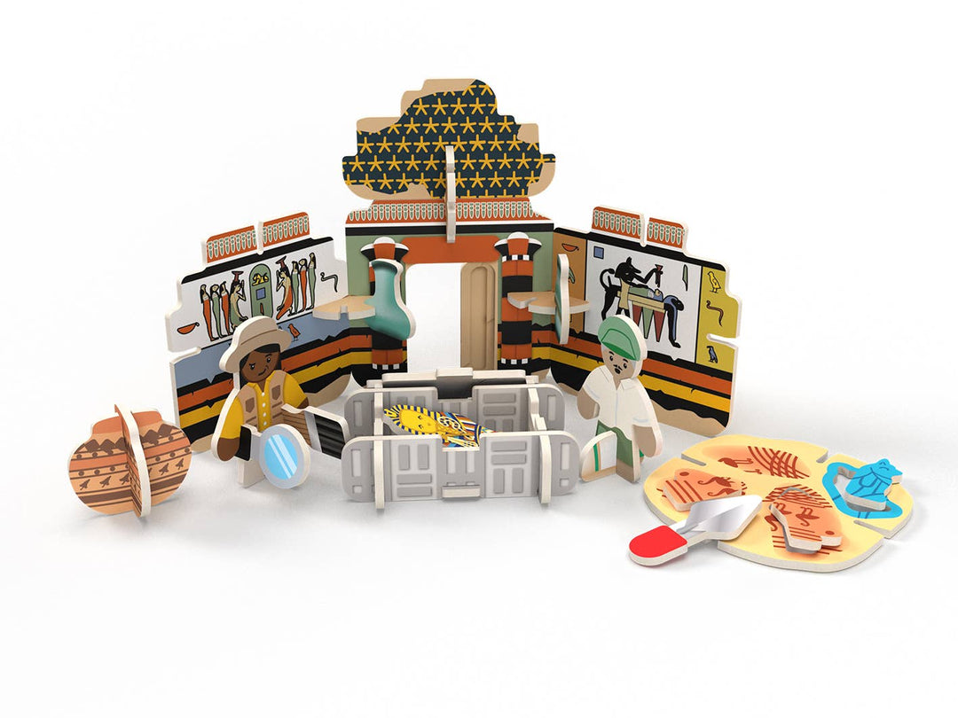 Ancient Egypt Press Play Construction Playset for 6 years +.