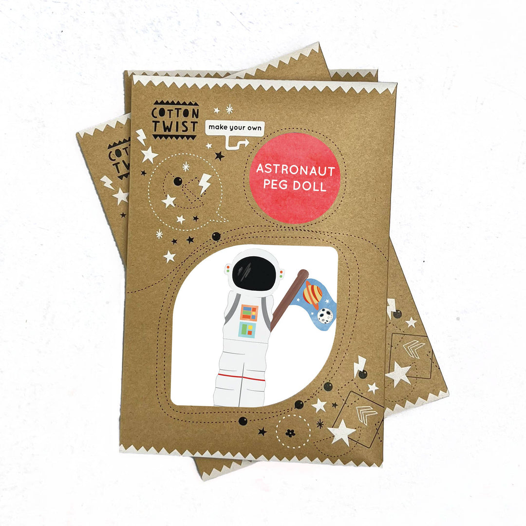 Make Your Own Astronaut Peg Doll - The Eco Boutique