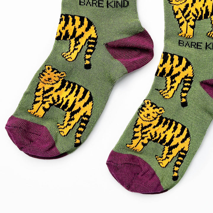 Bamboo Childrens Socks Tiger