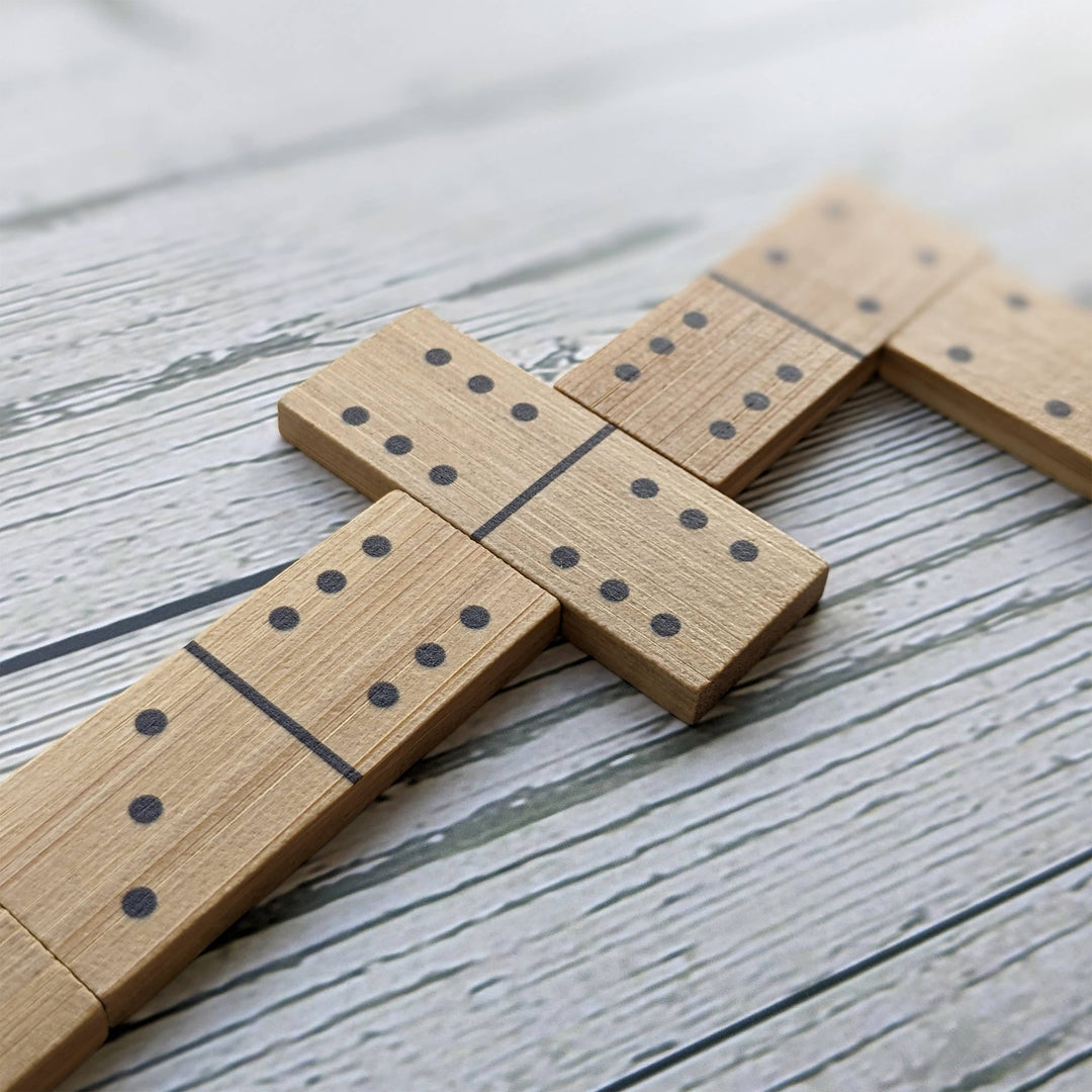 Eco Bamboo Dominoes set