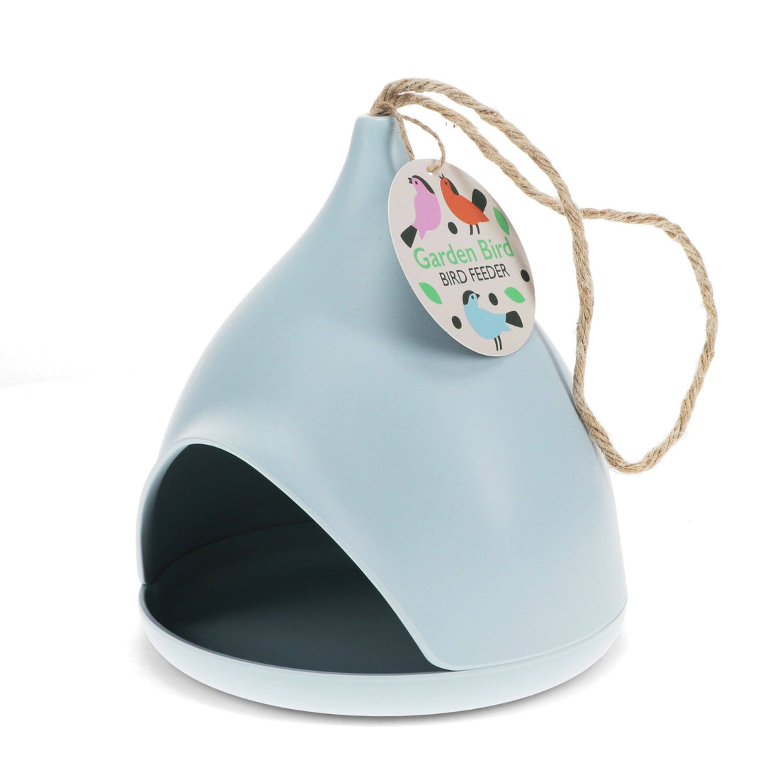 Bamboo Fibre Bird Feeder - Blue