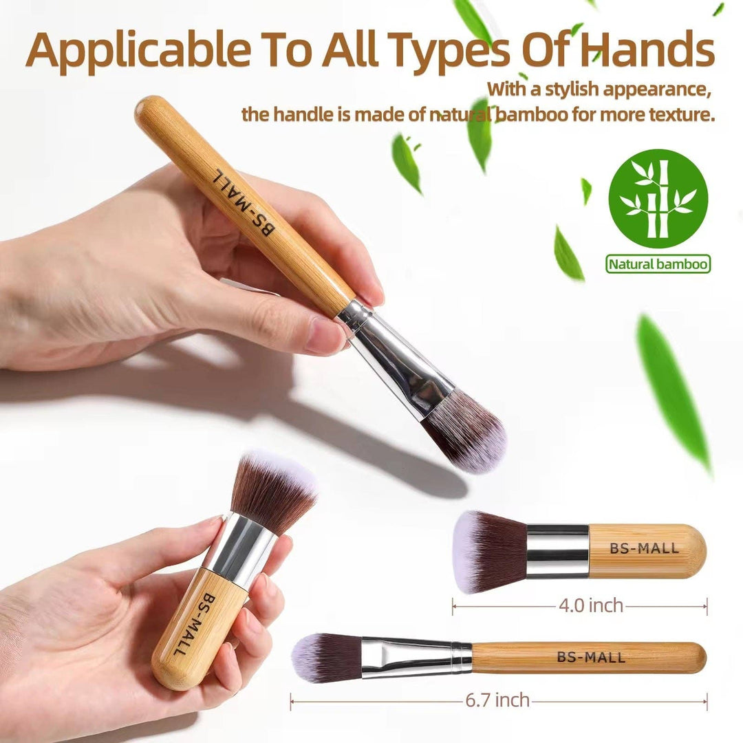 Bamboo Makeup Brushes  - 12 Pack