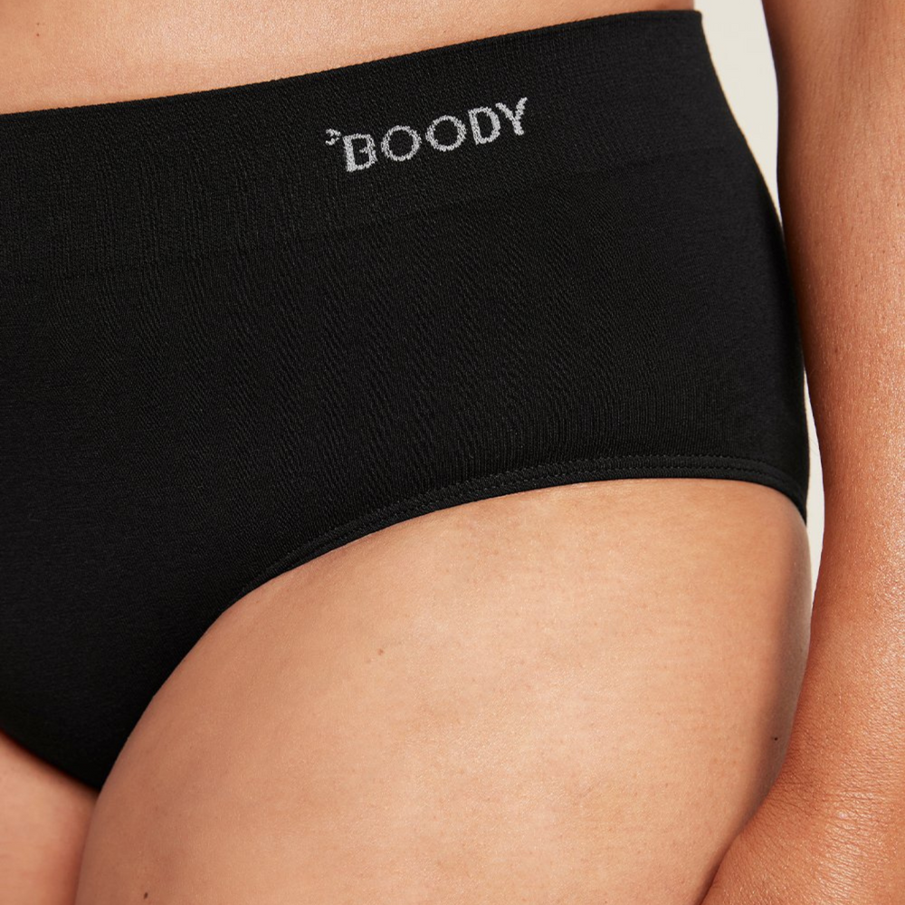 Black Boody Bamboo Midi Brief