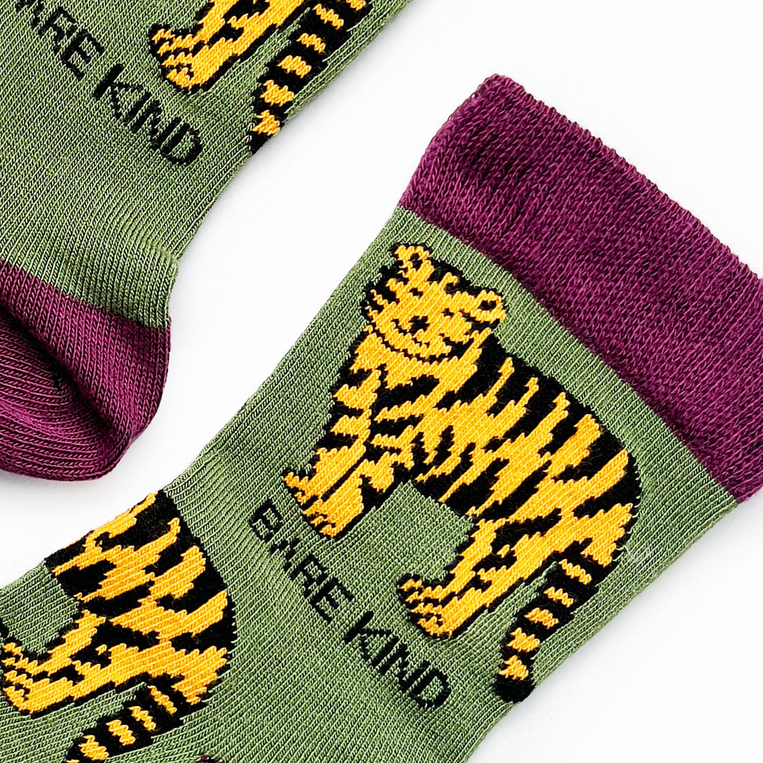 Barekind Childrens Tiger Socks