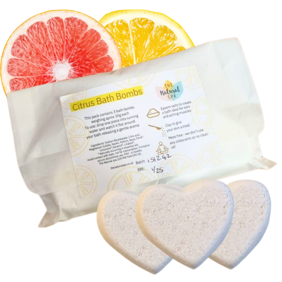 Bath Bomb Pack - 3 Per Pack: Citrus