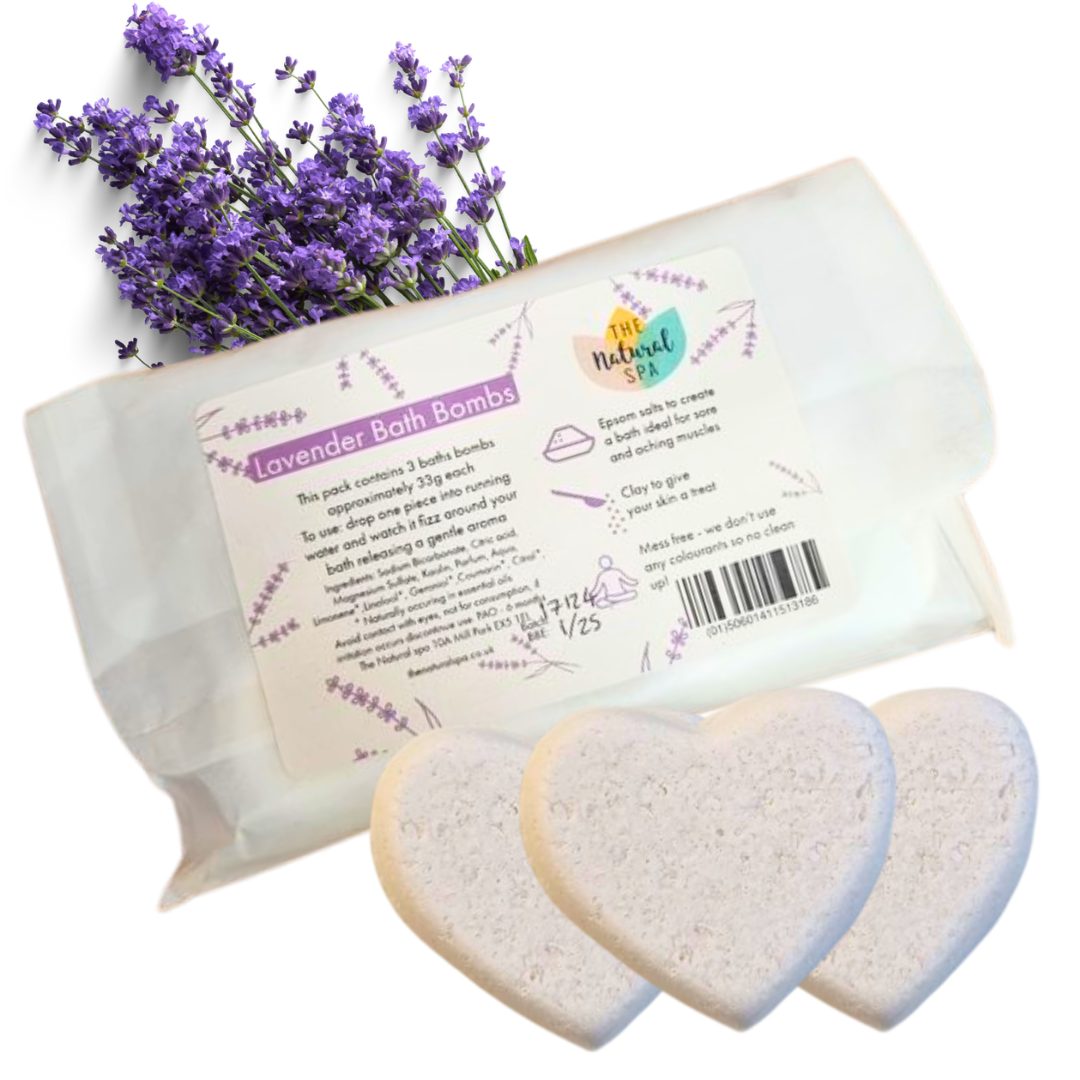 Bath Bomb Pack - 3 Per Pack: Lavender
