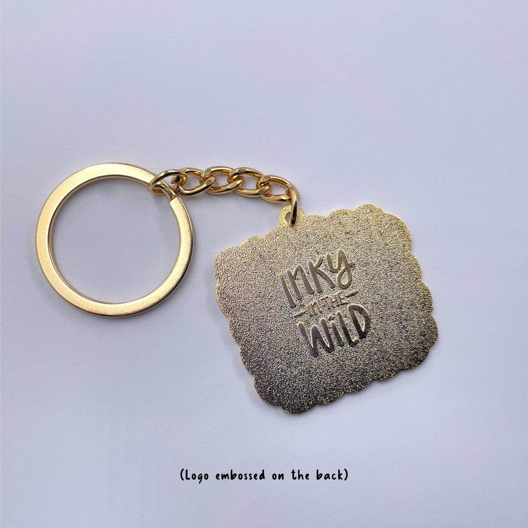 Be Kind to Your Mind Hard Enamel Keychain - The Eco Boutique 