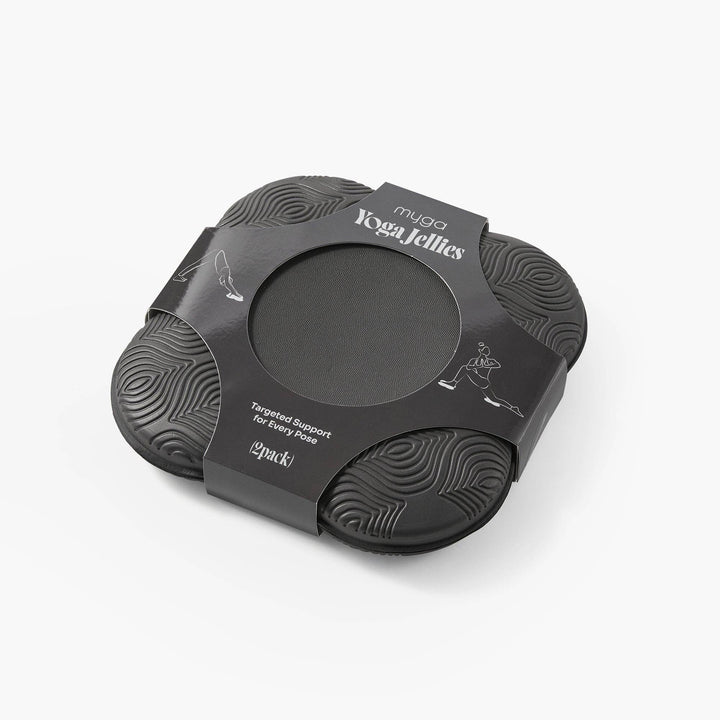 Black Yoga Support Jellies – 2 Pack