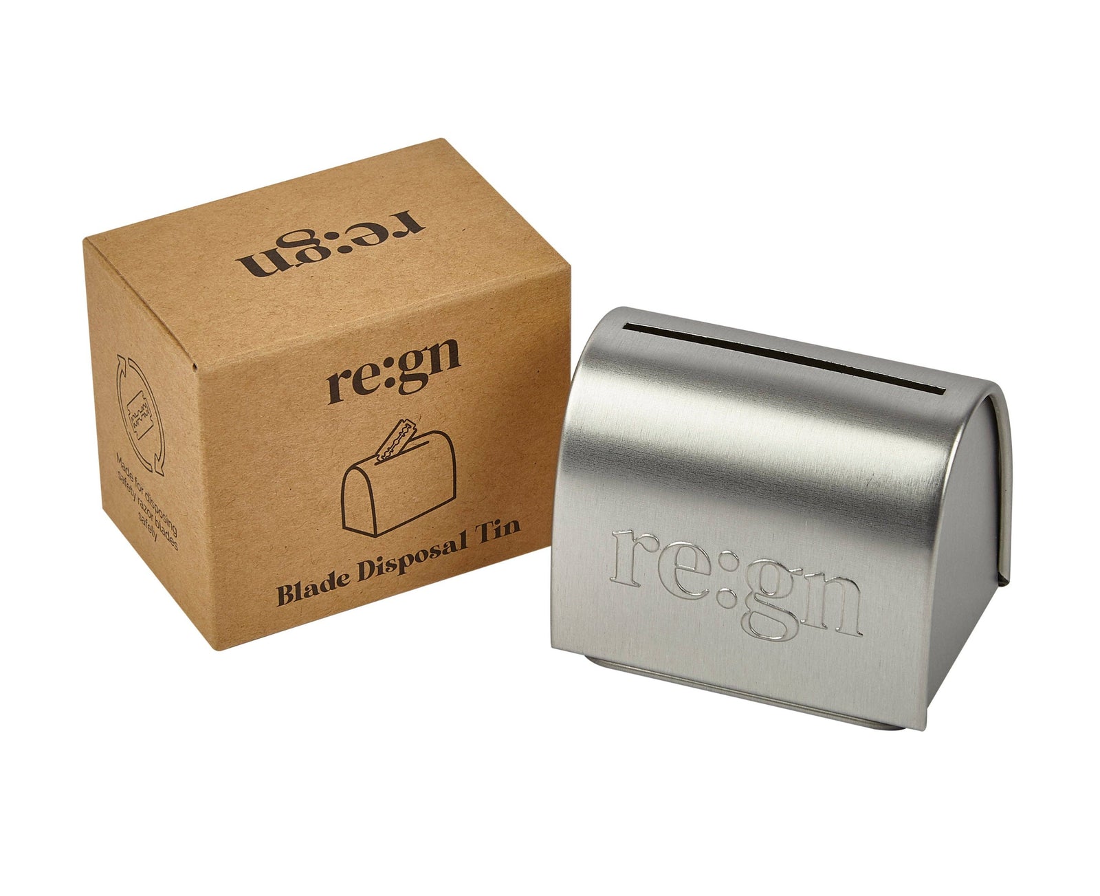 Re:gn Safety Razor Blade Disposal Tin