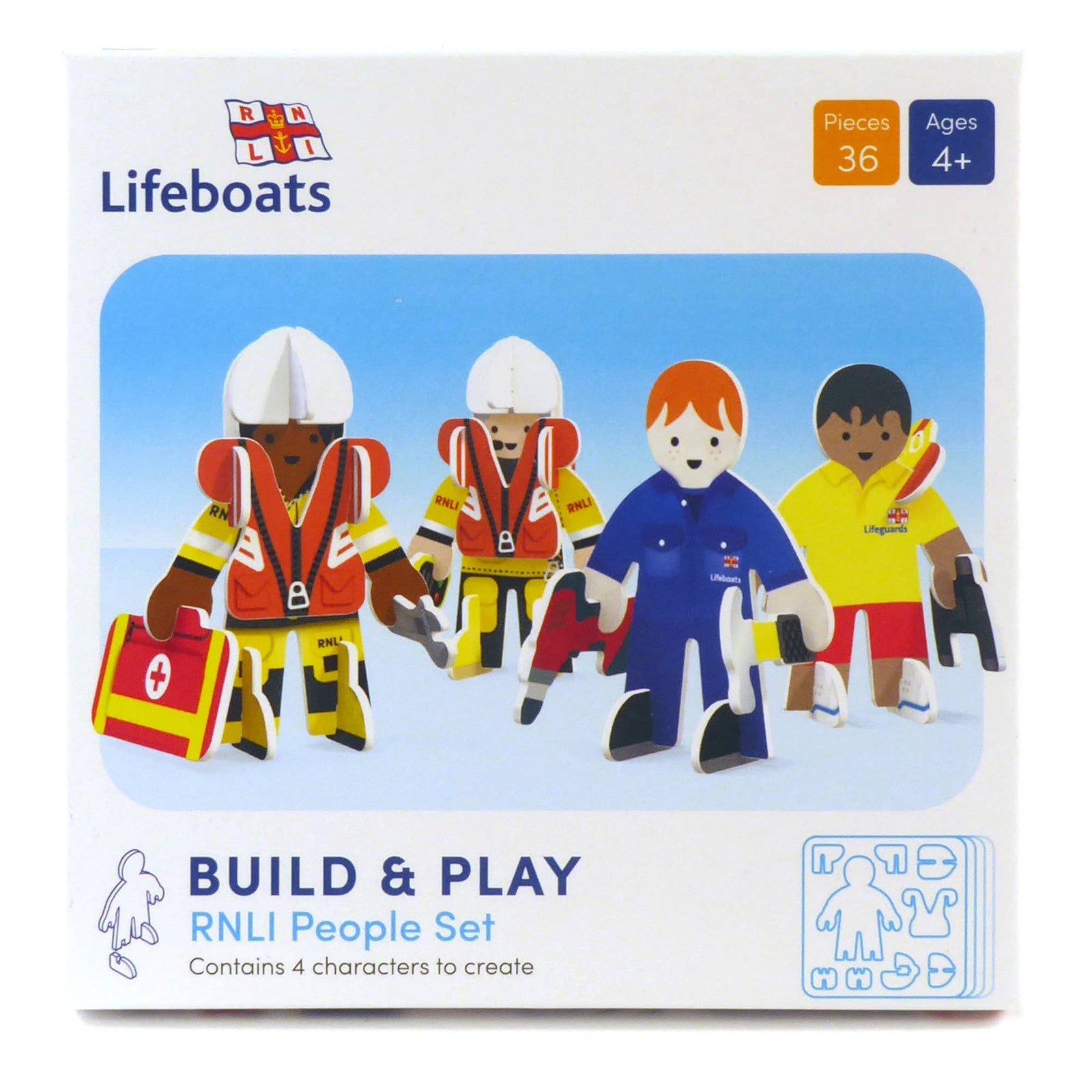 Build and play RNLI People Playset