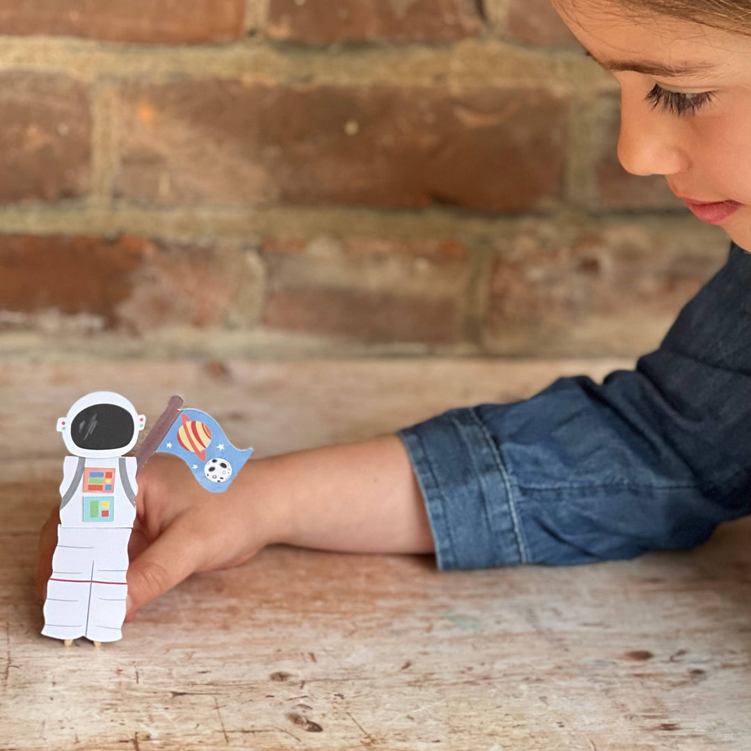 Make Your Own Astronaut Peg Doll - The Eco Boutique