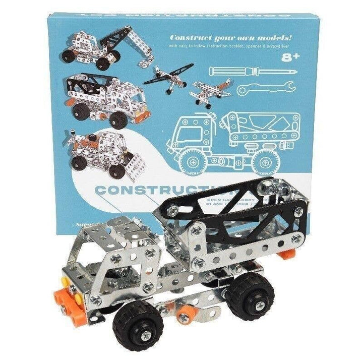Large Construction Set making 5 different vehicles in one handy kit.